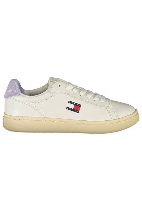 Tommy Hilfiger Court Leather Sneaker Weiß Creme | ELORÉ by Tommy Hilfiger