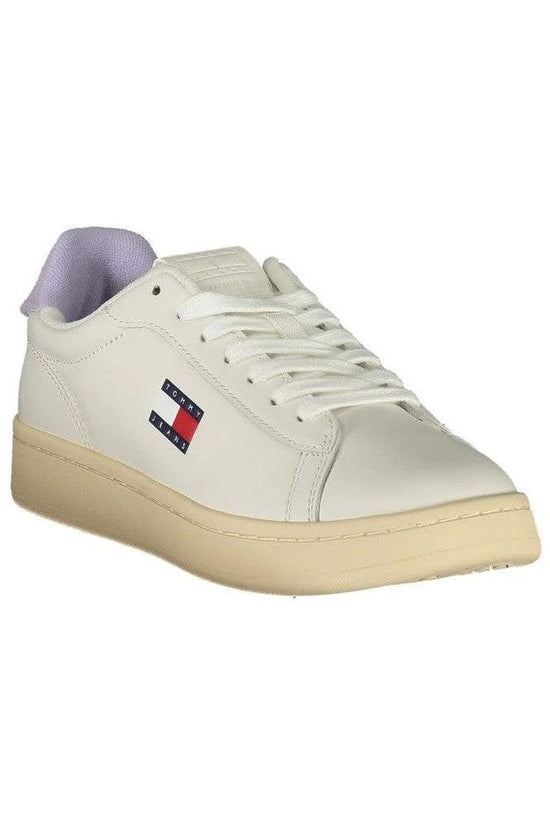 Tommy Hilfiger Court Leather Sneaker Weiß Creme | ELORÉ by Tommy Hilfiger