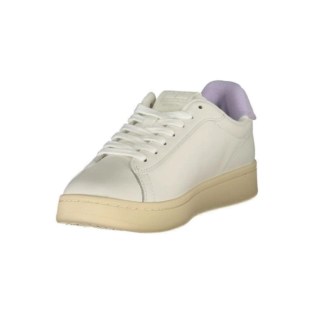 Tommy Hilfiger Court Leather Sneaker Weiß Creme | ELORÉ by Tommy Hilfiger