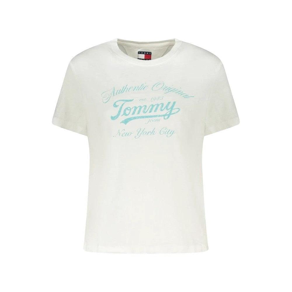 Tommy Hilfiger Heritage V Neck T Shirt Weiß | ELORÉ by Tommy Hilfiger
