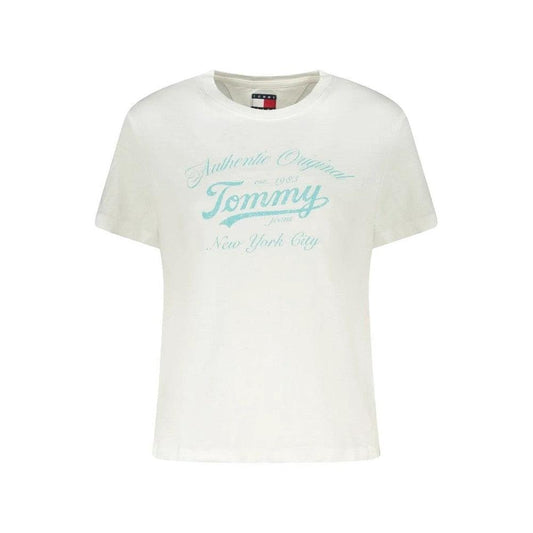 Tommy Hilfiger Heritage V Neck T Shirt Weiß | ELORÉ by Tommy Hilfiger