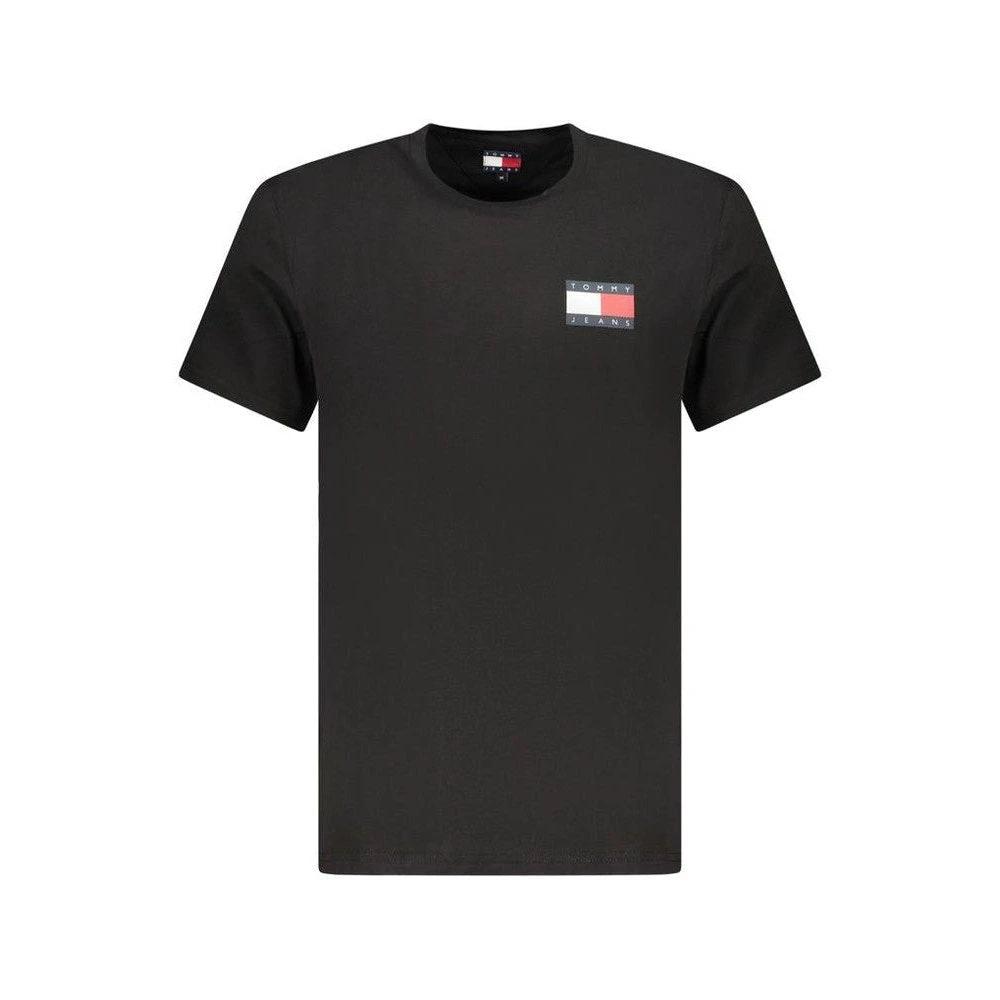 Tommy Hilfiger Flag T Shirt Kurzarm Schwarz | ELORÉ by Tommy Hilfiger
