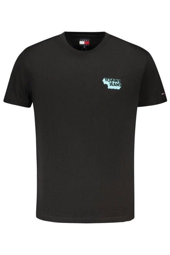 Tommy Hilfiger Rundhals T Shirt Biobaumwolle Schwarz | ELORÉ by Tommy Hilfiger