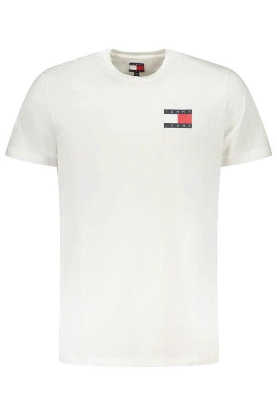 Tommy Hilfiger Flag Logo T Shirt Weiß | ELORÉ by Tommy Hilfiger