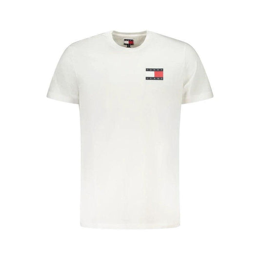 Tommy Hilfiger Flag Logo T Shirt Weiß | ELORÉ by Tommy Hilfiger