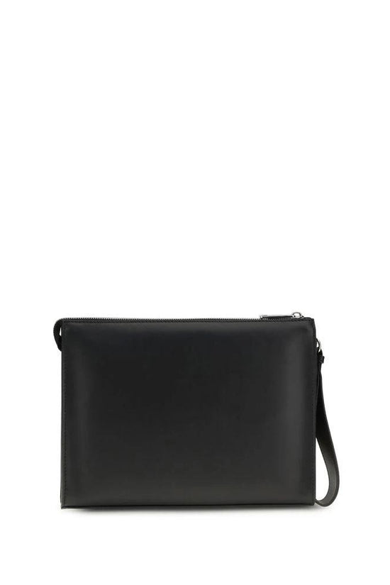 Fendi Schwarze Leder-Clutch by Fendi