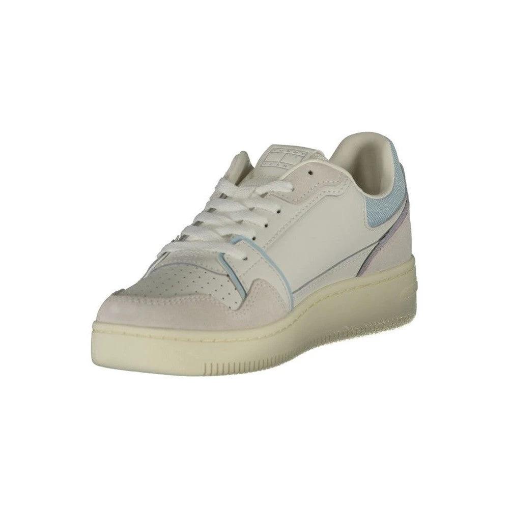 Tommy Hilfiger Sneaker Weiß Leder Premium Hochwertig | ELORÉ by Tommy Hilfiger