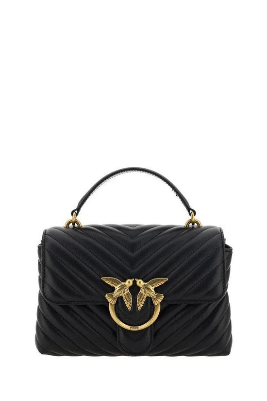 Pinko Gesteppte Love Lady Mini Handtasche Schwarz | ELORÉ by PINKO