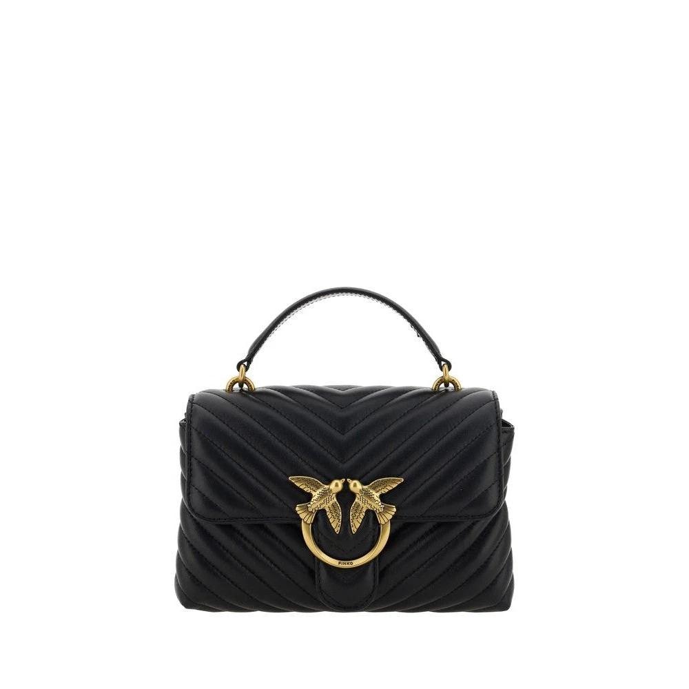 Pinko Gesteppte Love Lady Mini Handtasche Schwarz | ELORÉ by PINKO