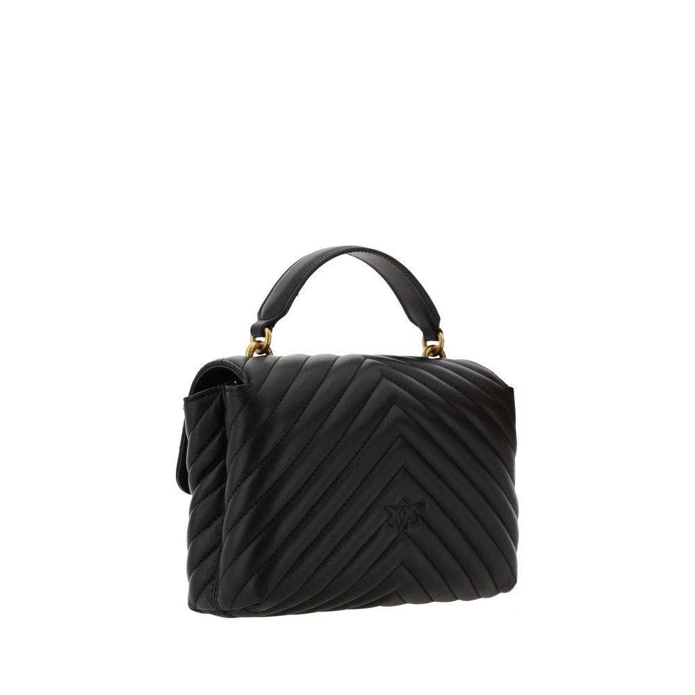 Pinko Gesteppte Love Lady Mini Handtasche Schwarz | ELORÉ by PINKO