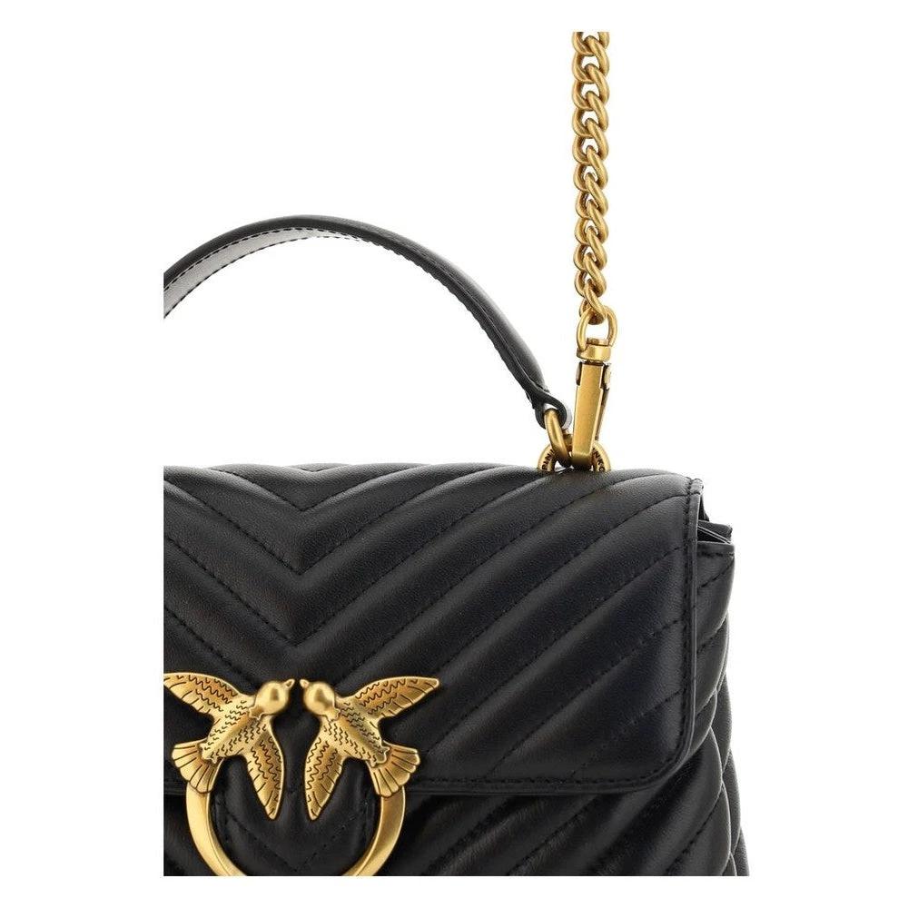 Pinko Gesteppte Love Lady Mini Handtasche Schwarz | ELORÉ by PINKO