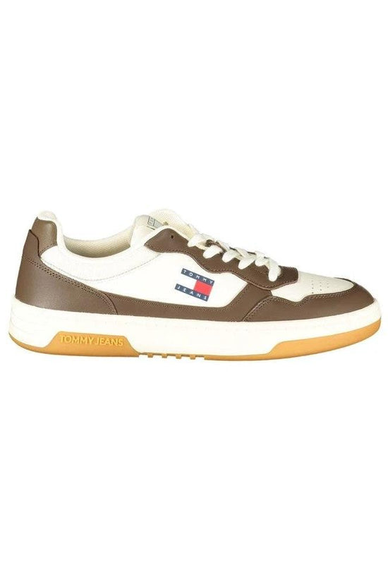 Tommy Hilfiger Flag Court Sneaker Leder Weiß | ELORÉ by Tommy Hilfiger