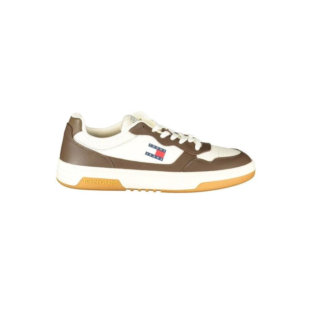 Tommy Hilfiger Flag Court Sneaker Leder Weiß | ELORÉ by Tommy Hilfiger