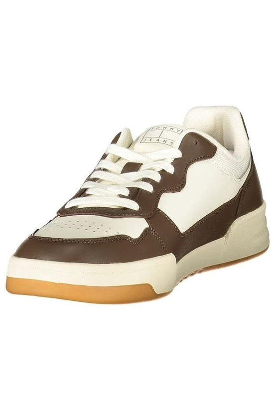 Tommy Hilfiger Flag Court Sneaker Leder Weiß | ELORÉ by Tommy Hilfiger