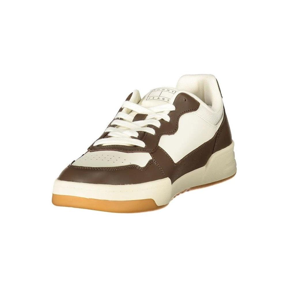 Tommy Hilfiger Flag Court Sneaker Leder Weiß | ELORÉ by Tommy Hilfiger