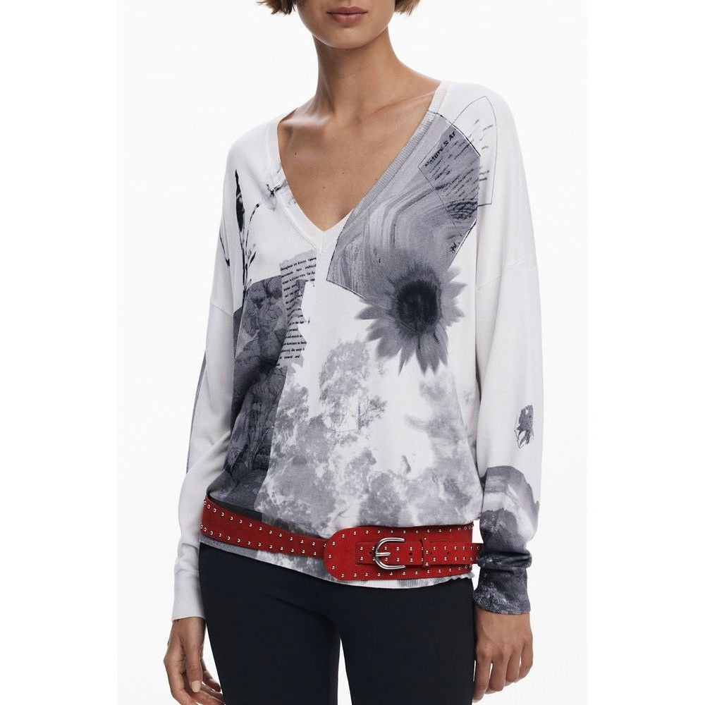 Desigual Pullover Weiß | ELORÉ by Desigual