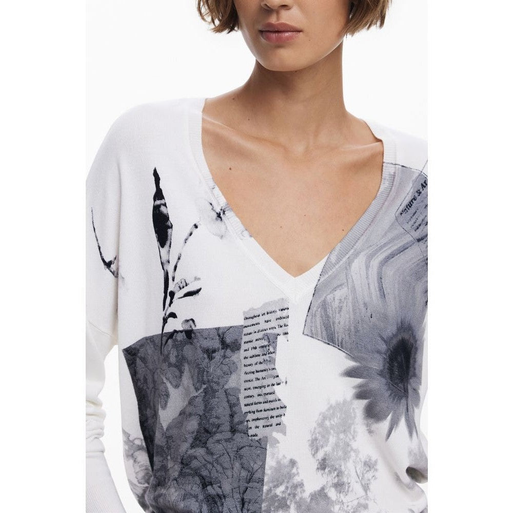 Desigual Pullover Weiß | ELORÉ by Desigual