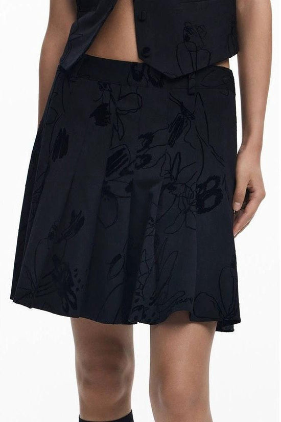 Desigual Jerseyrock Rock Schwarz Dunkel Matt | ELORÉ by Desigual