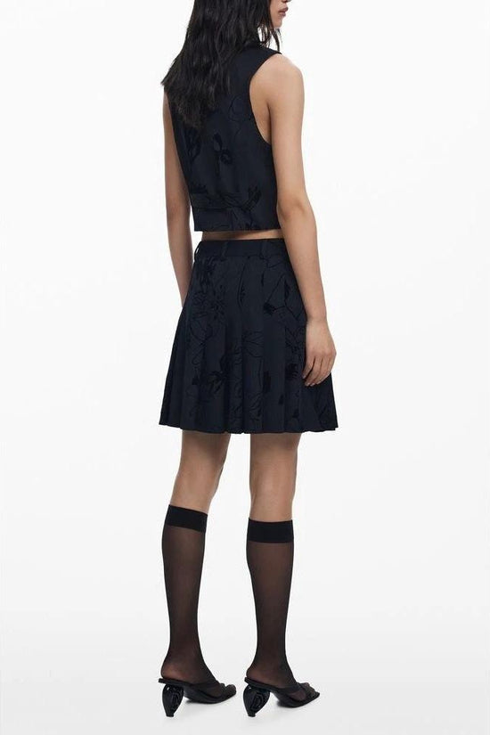 Desigual Jerseyrock Rock Schwarz Dunkel Matt | ELORÉ by Desigual