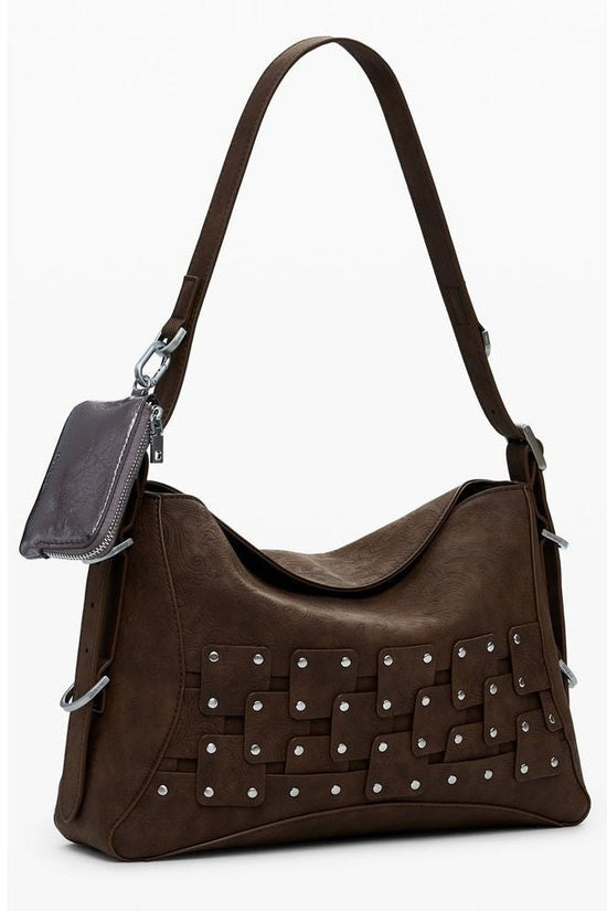Desigual Patch Bag Schultertasche Braun | ELORÉ by Desigual