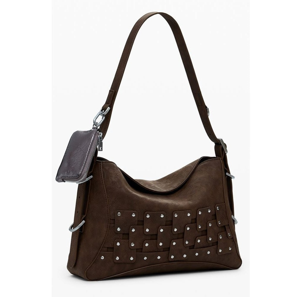Desigual Patch Bag Schultertasche Braun | ELORÉ by Desigual