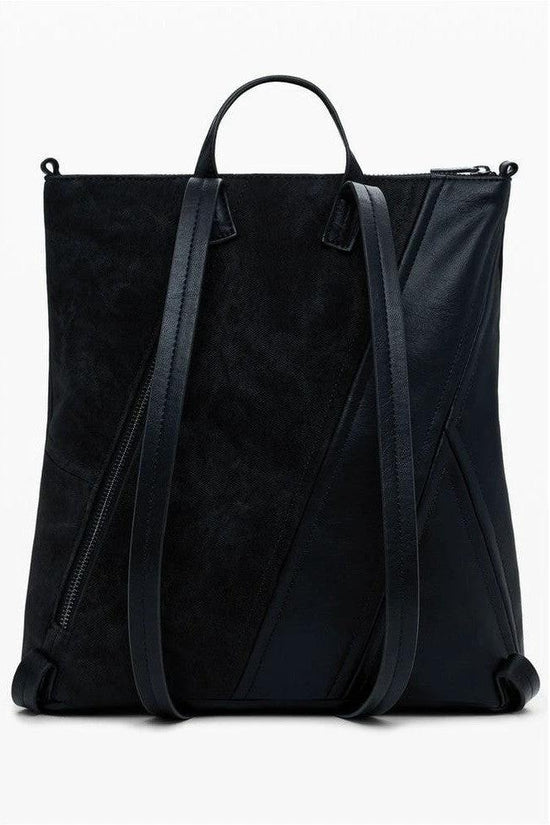 Desigual Mini Patch Rucksack Mit Schnürung Schwarz | ELORÉ by Desigual