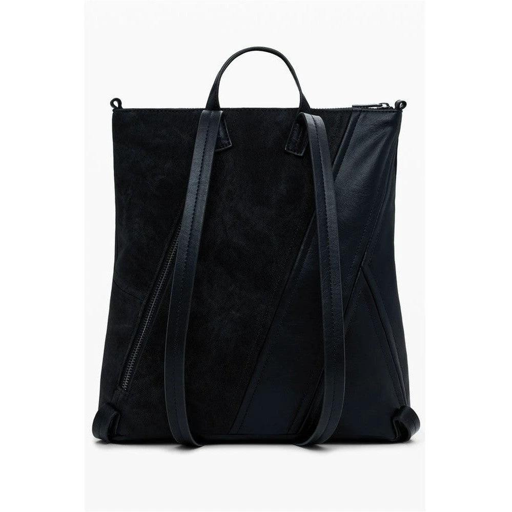 Desigual Mini Patch Rucksack Mit Schnürung Schwarz | ELORÉ by Desigual