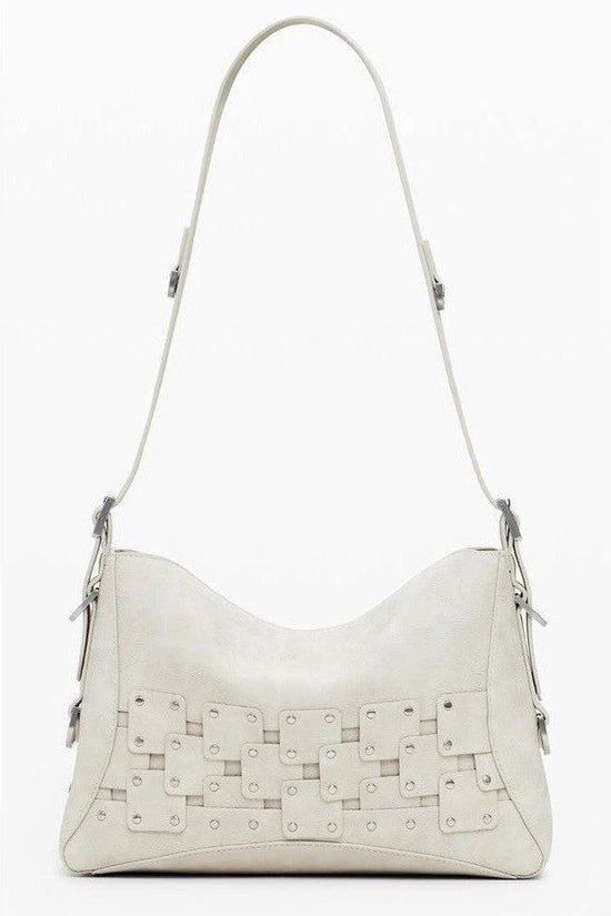 Desigual New Patch Schultertasche Beige Lederoptik | ELORÉ by Desigual