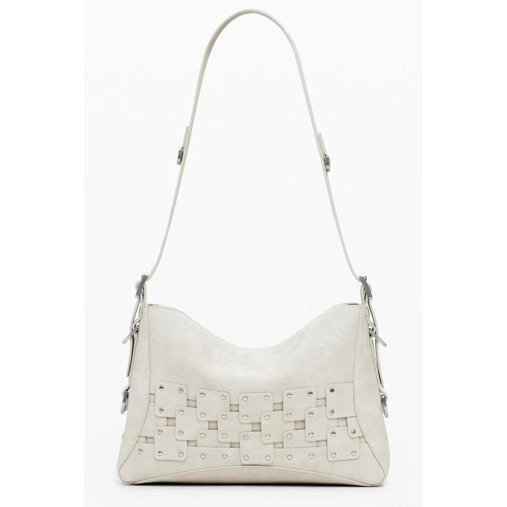 Desigual New Patch Schultertasche Beige Lederoptik | ELORÉ by Desigual