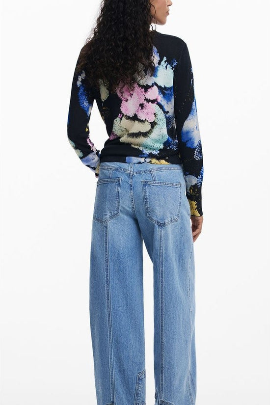 Desigual Pullover Langarm Grobstrick Schwarz | ELORÉ by Desigual