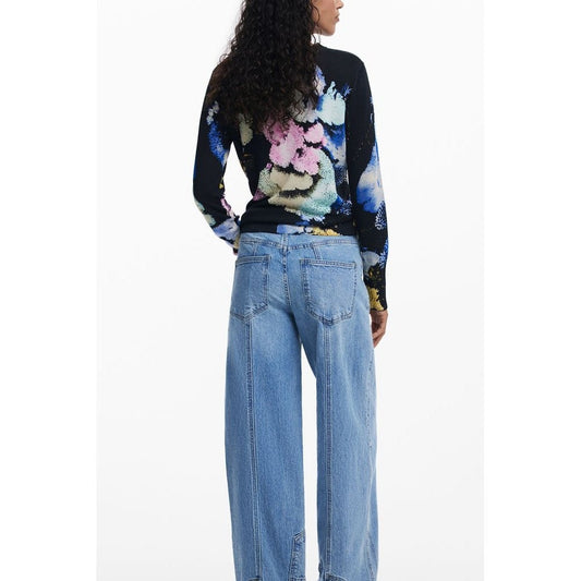 Desigual Pullover Langarm Grobstrick Schwarz | ELORÉ by Desigual