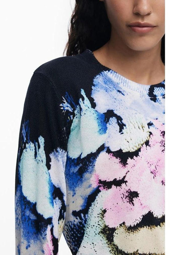 Desigual Pullover Langarm Grobstrick Schwarz | ELORÉ by Desigual