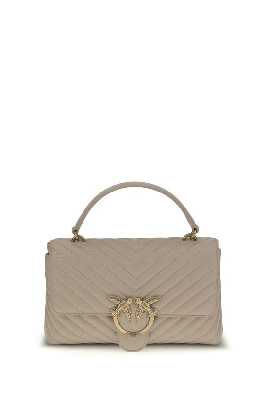 PINKO Beige Portemonnaie aus Kalbshaut Bos Taurus by PINKO