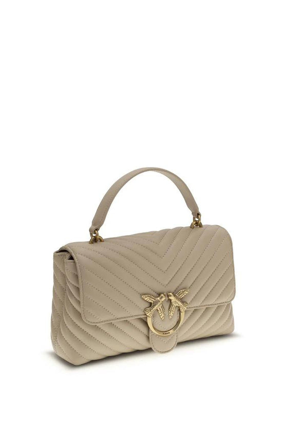 PINKO Beige Portemonnaie aus Kalbshaut Bos Taurus by PINKO