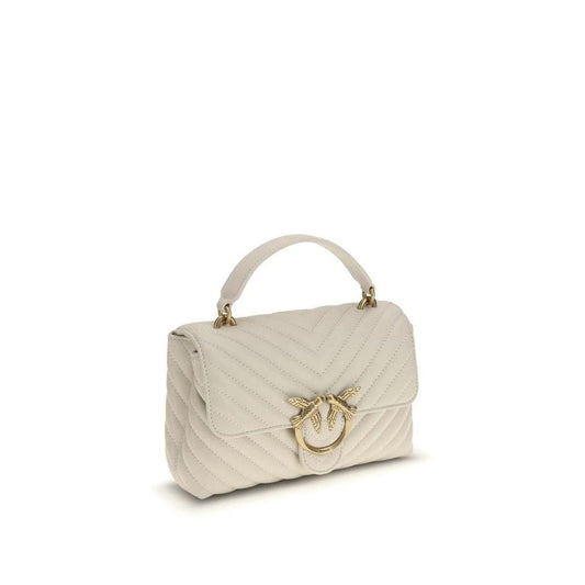 Pinko Love Bag Schultertasche Beige Kalbsleder | ELORÉ by PINKO