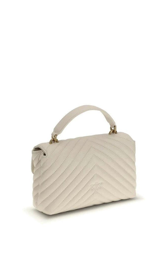 Pinko Love Bag Schultertasche Beige Kalbsleder | ELORÉ by PINKO