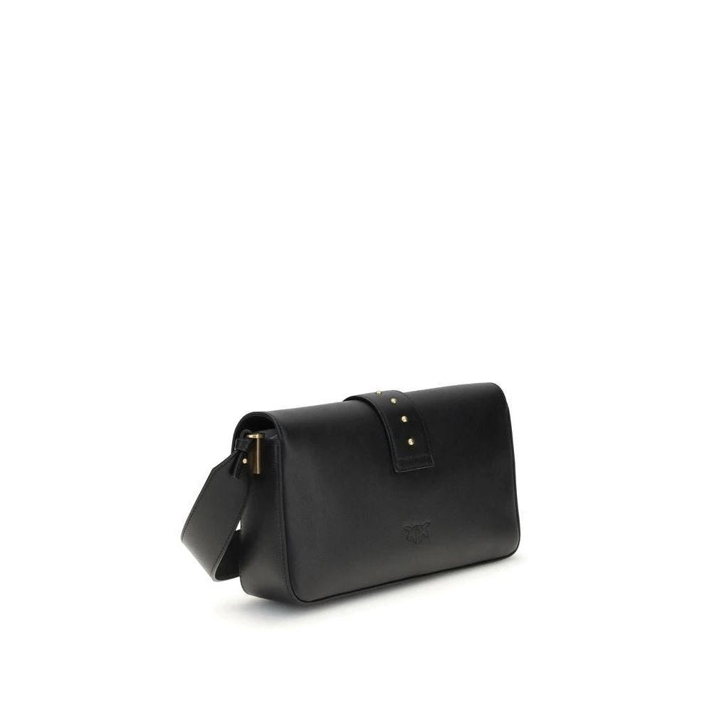 Pinko Love One Bag Umhängetasche Leder Schwarz | ELORÉ by PINKO