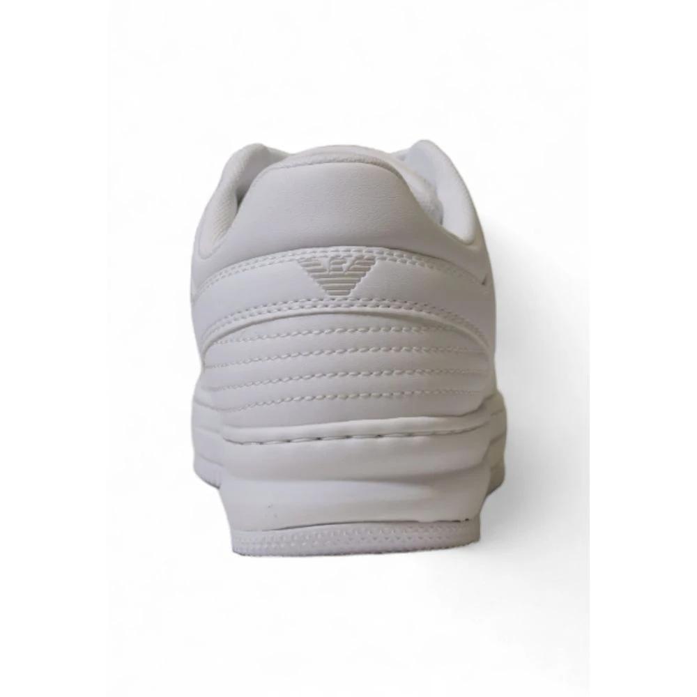 EA7 Emporio Armani Weiße Polyester-Sportschuhe by EA7 Emporio Armani