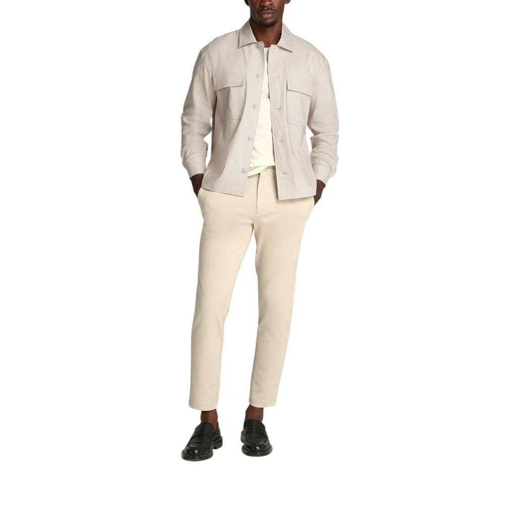 Calvin Klein Hemd Langarm Lyocell Leinen Beige | ELORÉ by Calvin Klein