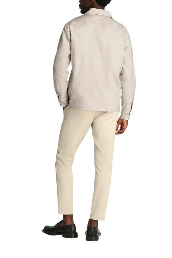 Calvin Klein Hemd Langarm Lyocell Leinen Beige | ELORÉ by Calvin Klein