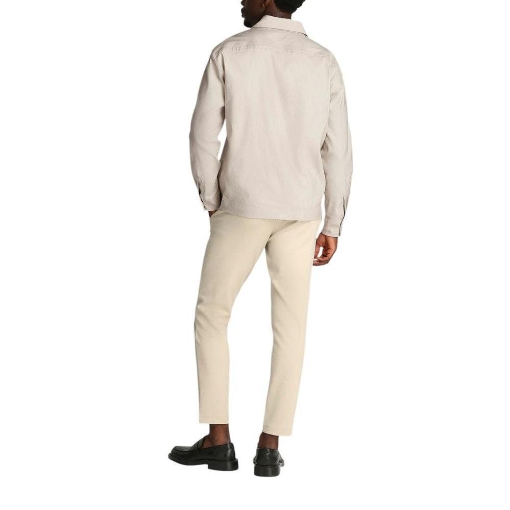 Calvin Klein Hemd Langarm Lyocell Leinen Beige | ELORÉ by Calvin Klein