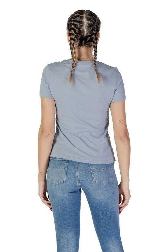Guess Original Tee Shirt Baumwolle Regular Fit Blau | ELORÉ by Guess