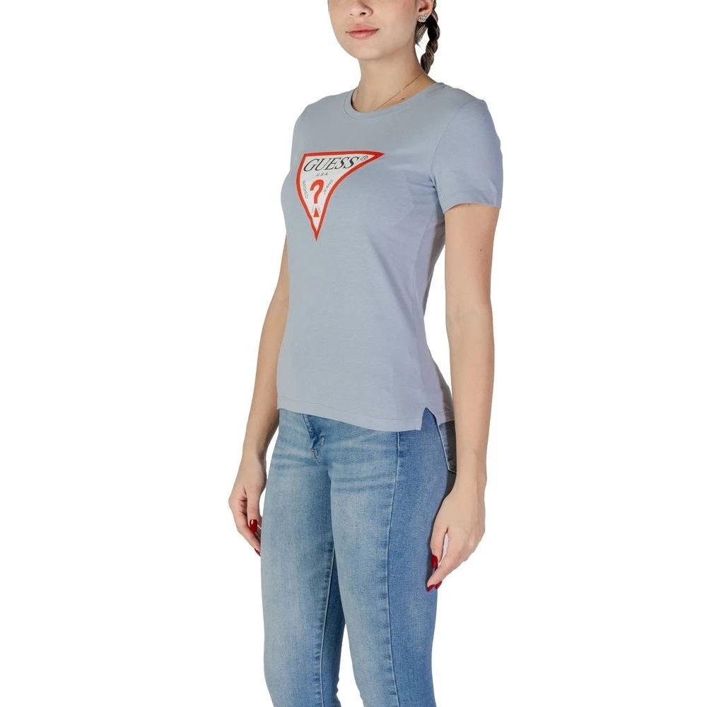 Guess Original Tee Shirt Baumwolle Regular Fit Blau | ELORÉ by Guess