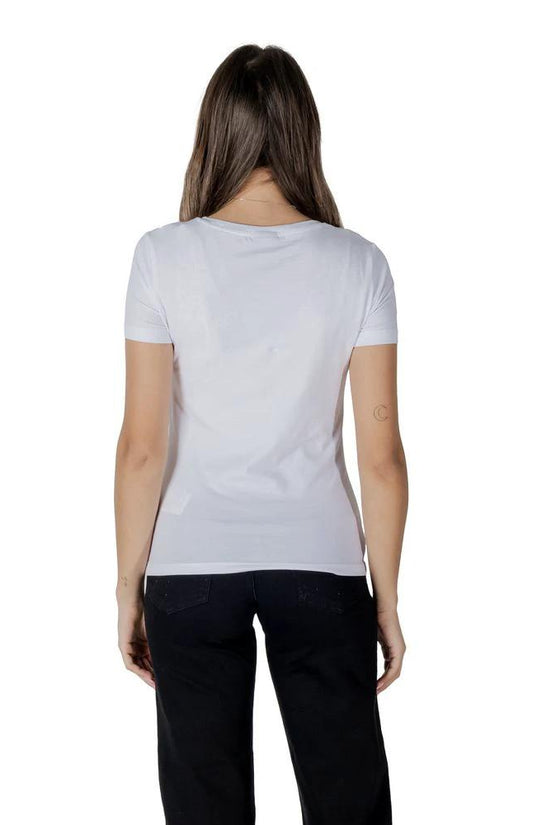 EA7 Emporio Armani T-Shirt aus weißer Baumwolle by EA7 Emporio Armani