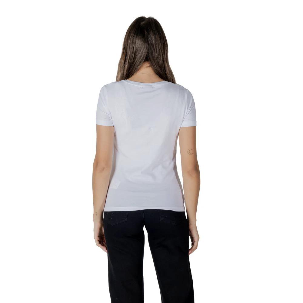 EA7 Emporio Armani T-Shirt aus weißer Baumwolle by EA7 Emporio Armani