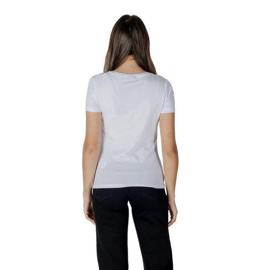 EA7 Emporio Armani T-Shirt aus weißer Baumwolle by EA7 Emporio Armani