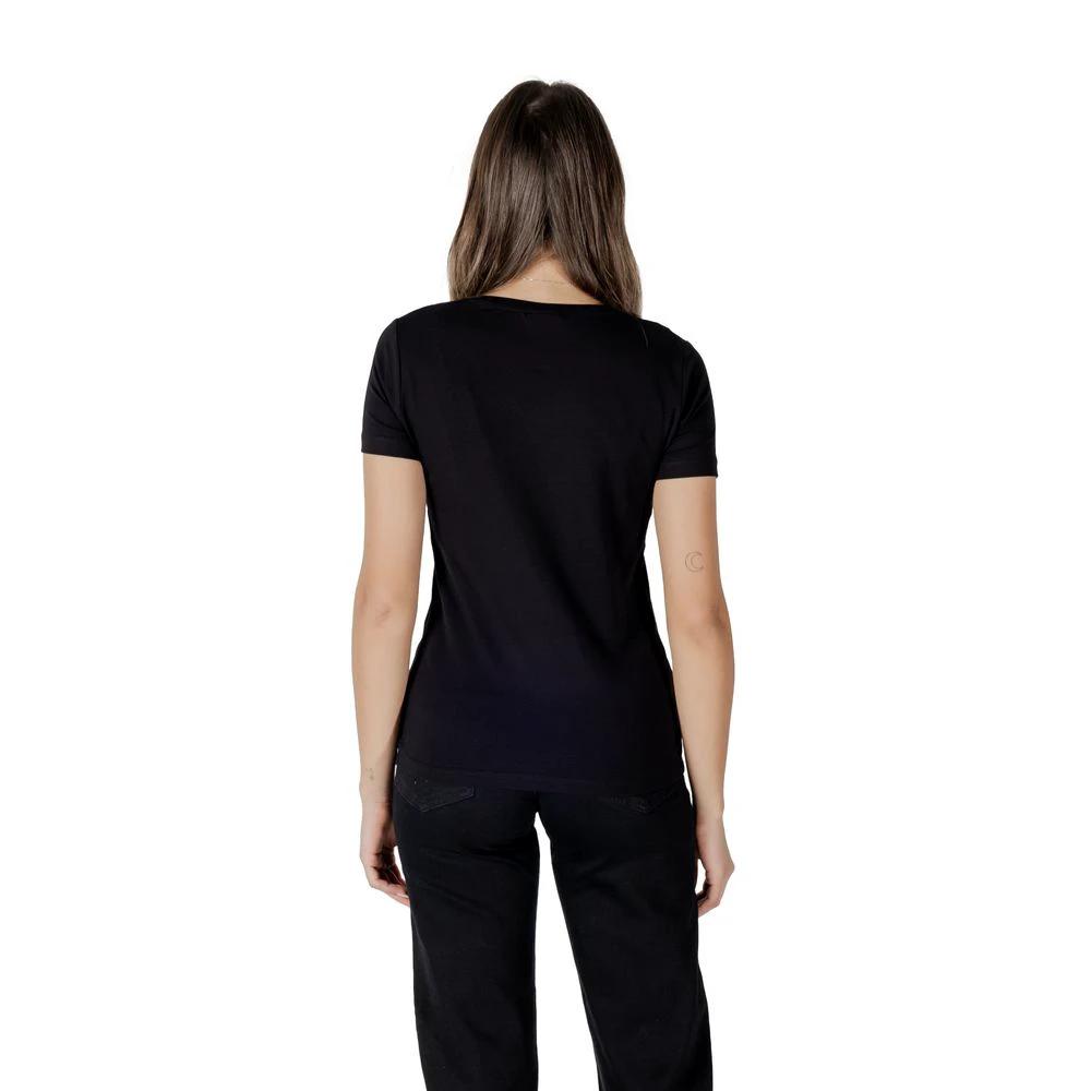 EA7 Emporio Armani Schwarzes T-Shirt aus Baumwolle by EA7 Emporio Armani