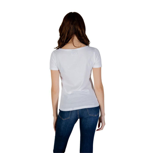 EA7 Emporio Armani T-Shirt aus weißer Baumwolle by EA7 Emporio Armani