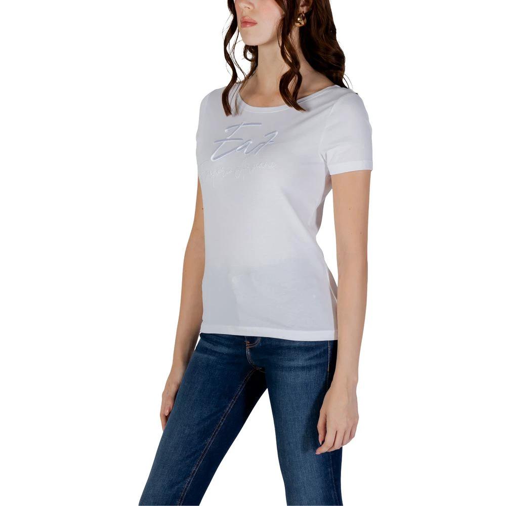 EA7 Emporio Armani T-Shirt aus weißer Baumwolle by EA7 Emporio Armani