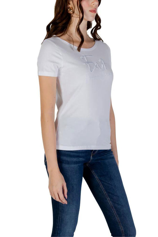 EA7 Emporio Armani T-Shirt aus weißer Baumwolle by EA7 Emporio Armani